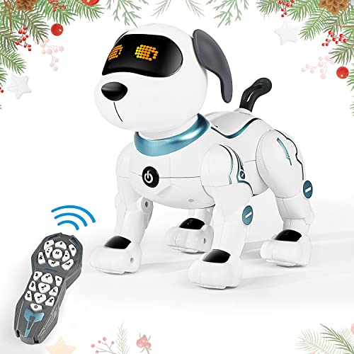 RC Dog Toy for Kid, Remote Control Robotic Dog Stunt Puppy Voice...