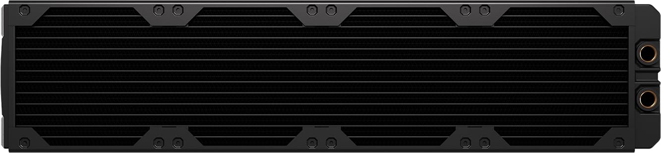 CORSAIR Hydro X Series XR7 da 480 mm V2 Radiatore per Raffreddamento ad Acqua Personalizzato – Compatibile con iCUE LINK – 4 Supporti per Ventole da 120 mm – Filettatura G1/4 di pollice – Nero