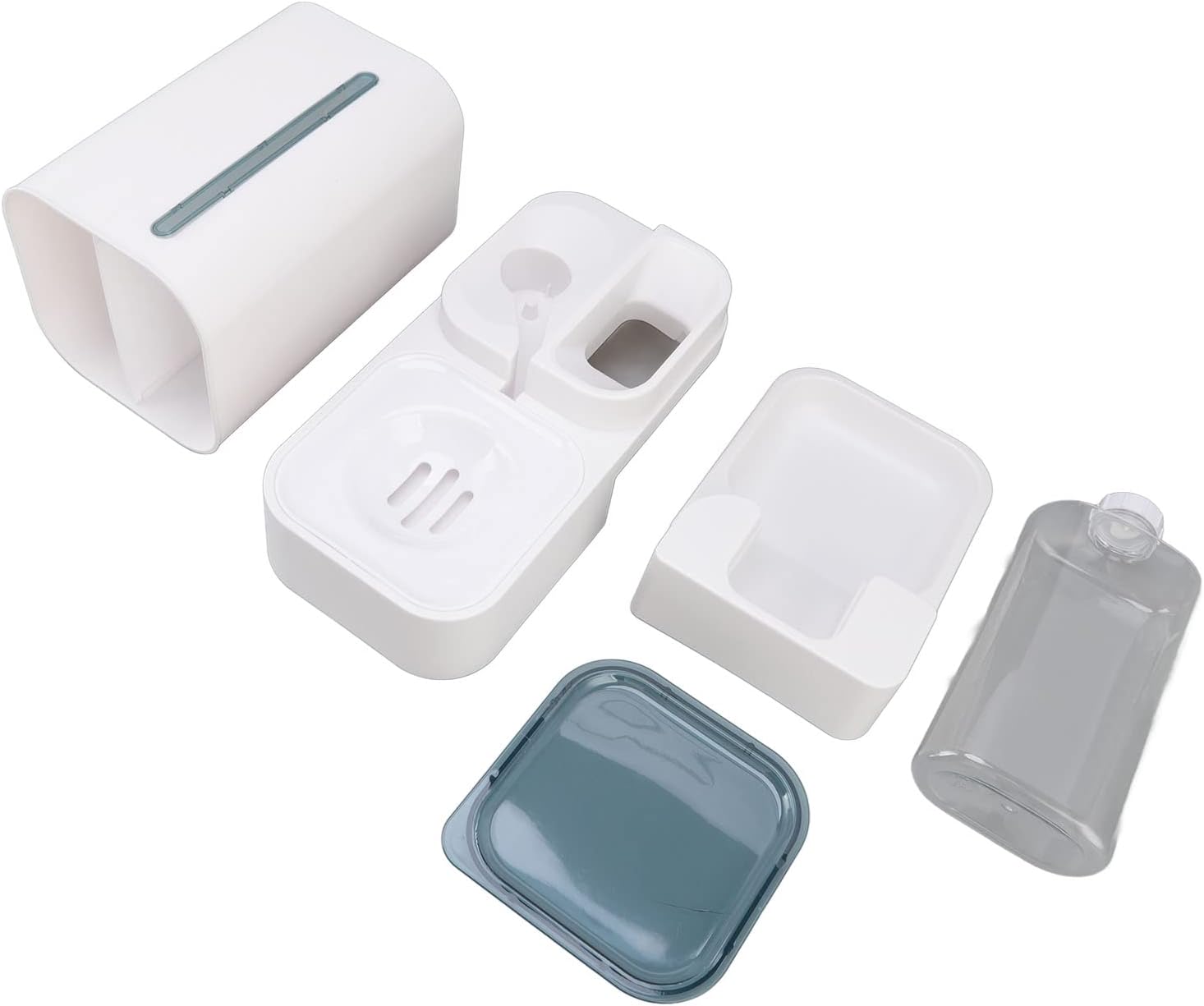 NOVAZEN Automatic Pet Feeder 2 in 1 Gravity Feeder Large Capacity Food and Water