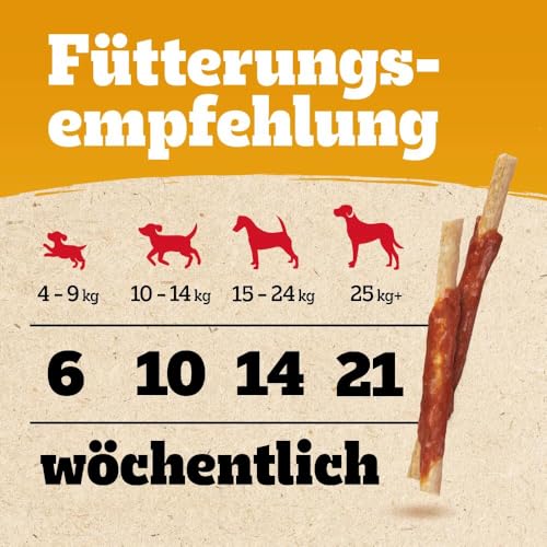 PEDIGREE Wraps Hundesnacks Huhn, 8x60g
