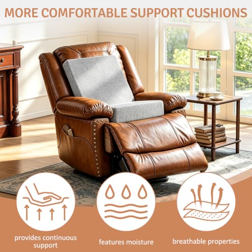 Coussin de dossier et d'assise ergonomique contre le mal de dos - 7