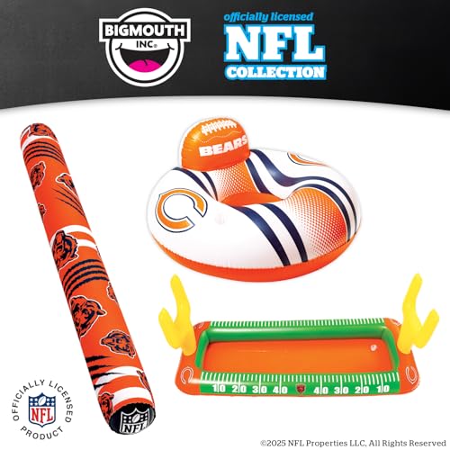 Image of BigMouth 18 inch Inflatable Pool Football Officially Licensed NFL Fan Gear Merchandise Beach Ball Games for Adults and Teens
