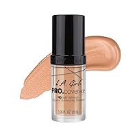 Vista 19 de Base de maquillaje líquida L.A. Girl Pro Coverage, Beige