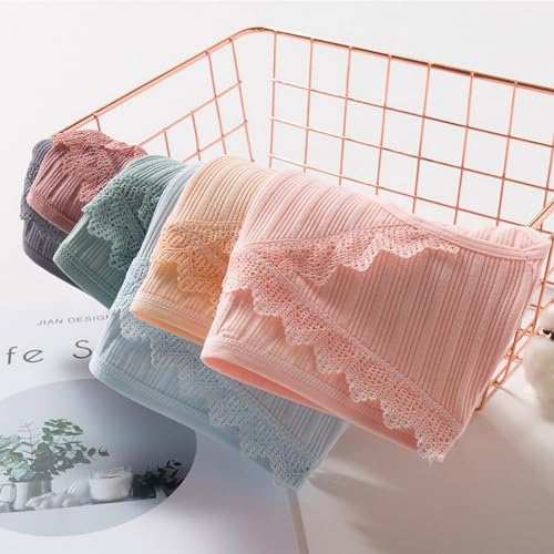 Culotte maternité lot de 6 slips de grossesse en coton doux taille basse - 5