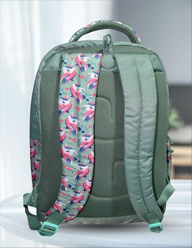 Image of PB Pearlbags LARSEN 21L Printed Casual Backpack,3 Compartment,Premium Fabric,Water Resistant Anti Theft,School & College Bag for Boys and Girls,Office & Travel Bag for Men and Women,46X31X15 Cms