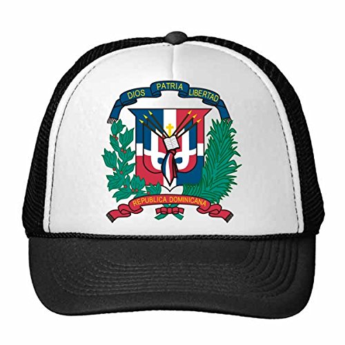 Gorra de béisbol de República Dominicana en nylon resistente con acabado premium