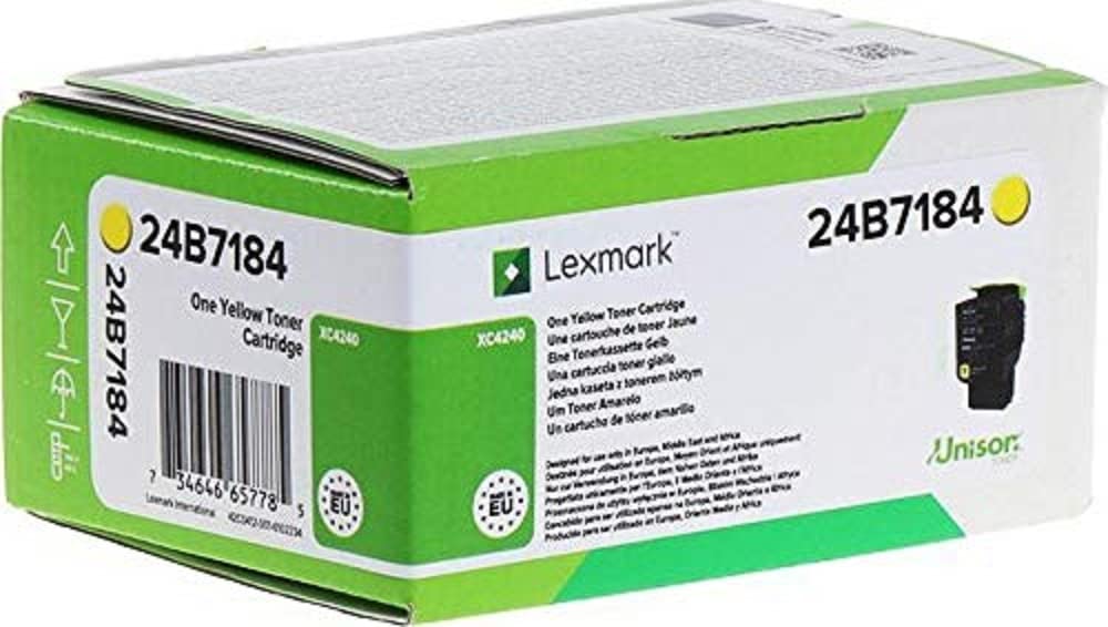 Toner Lexmark jaune originale cartouche consommable laser pour Lexmark Xc2240 - 2