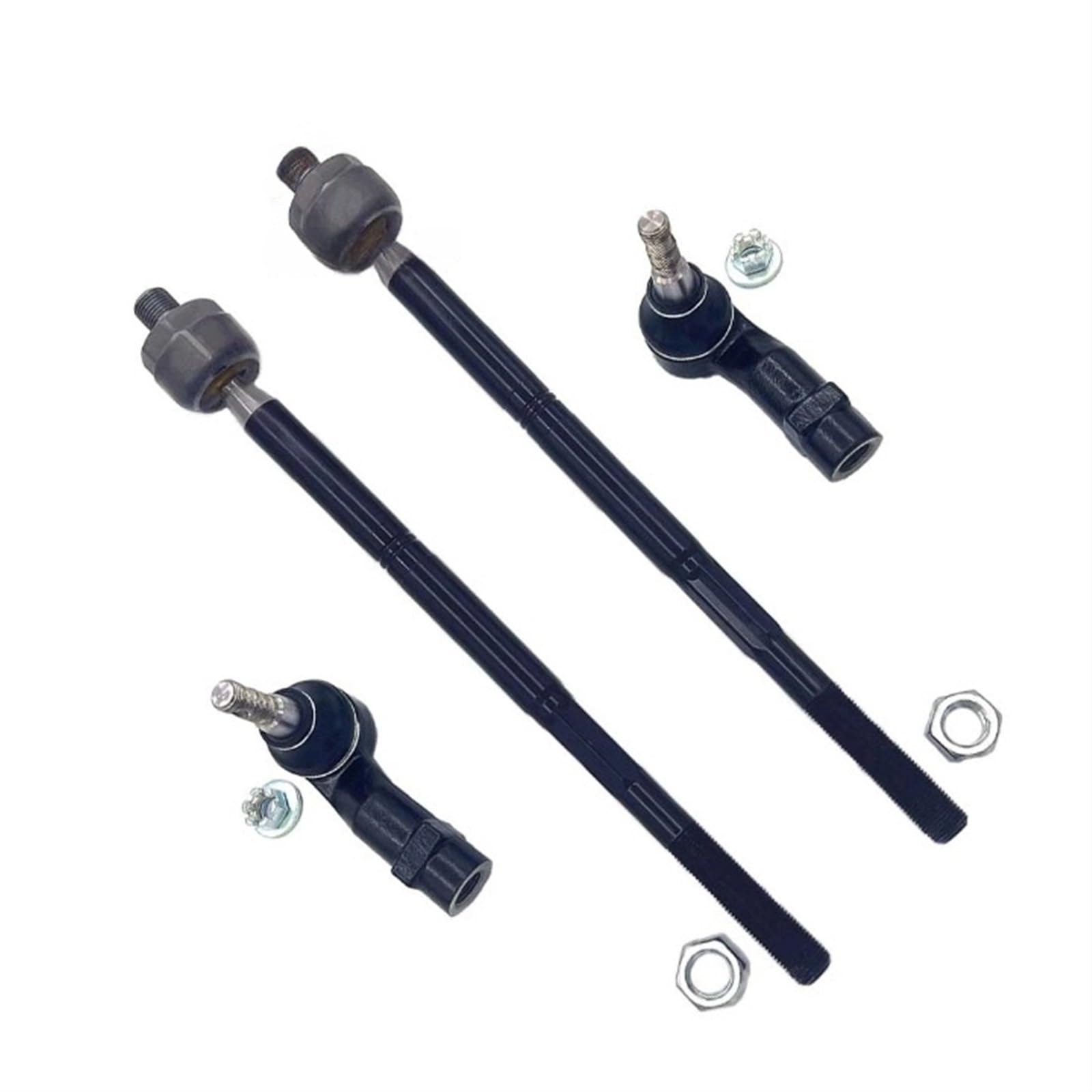 Tirante sterzo anteriore interno esterno set estremità cremagliera 4 pezzi compatibile con Dodge Dart, compatibile con Chrysler 200 2013 2014 2015 2016 2017