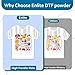 Enlite Premium DTF Powder 2.2LB / 1KG, White, Uniform Particle Size & Strong Adhesive, Used for DTF Film Transfer on T-Shirt or Other Fabrics