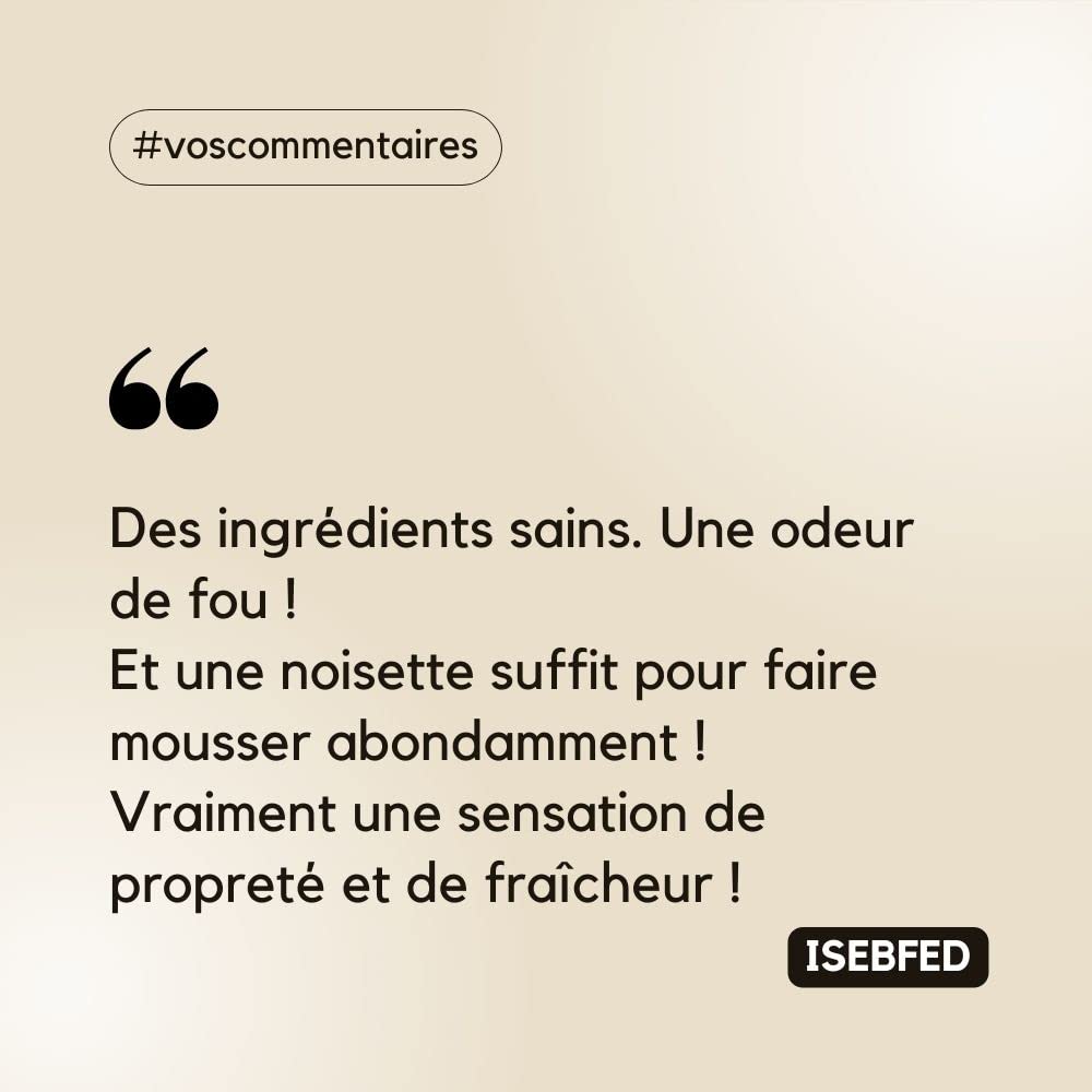 Man's Beard | Shampoing barbe, Produit nettoyant visage homme | Soin de la barbe | Usage quotidien | Ingrédients d'origine naturelle - Huile de Ricin | 150 ml | 100% Fabrication française