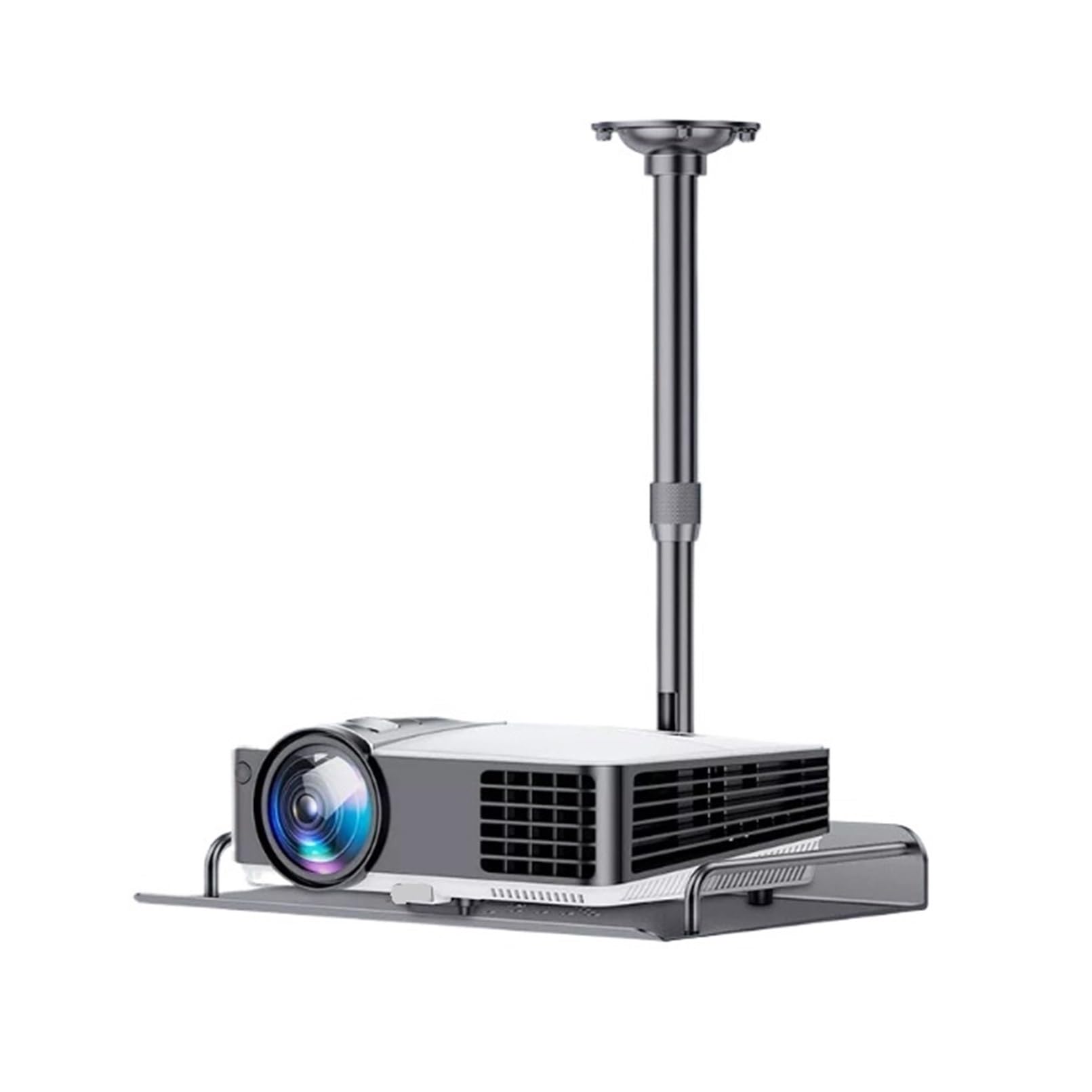 Cjhfr472sg Black Projector Stand Tray Projector Stands, Wall Mounts, And Telescoping And Height-Adjustable Suspension Projector Mount(,Small)