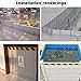 Aluminum Alloy Flood Protection Barrier for Home, Garage, Basement & Shopping Mall, Heavy Duty Water Control Gate, Reflective Warning Design, 100x40cm(100 * 60cm)