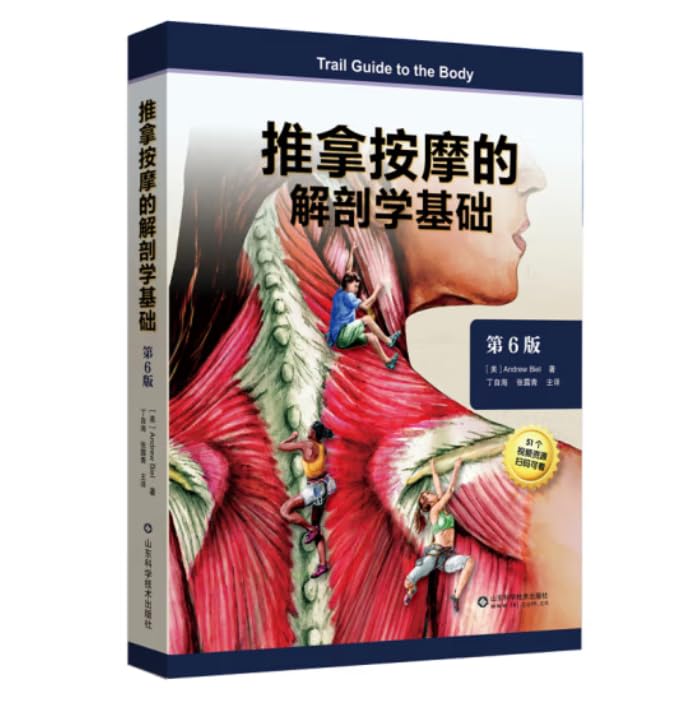 推拿按摩的解剖学基础（第6版）（中文版）安德鲁 比尔著 Anatomy Basis of Tuina Massage (6th Edition) (Chinese Version) Trail Guide to the Body      Paperback – January 3, 2025