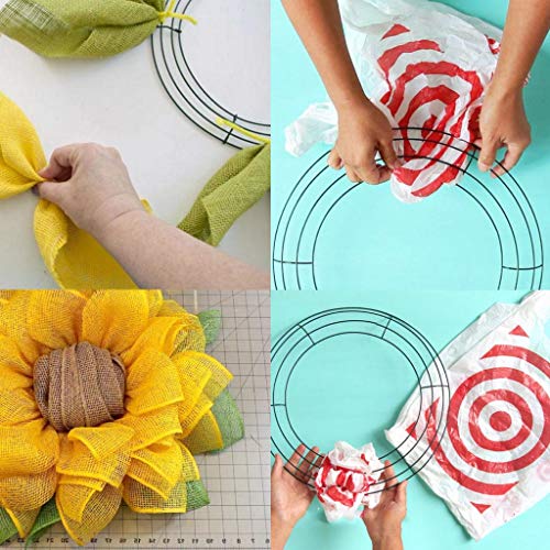 Mtb Wire Wreath Frame 18 Inch Green, Pack Of 10 Wreath Form Wreath Rings For Diy Christmas New Year Decor #TOP6