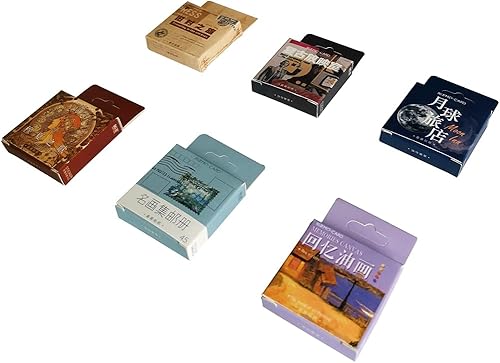 Juego de calcomanías de papel vintage 274 piezas de pintura retro de famouse boleto de matasellos luna niña dama kawaii animal adhesivo pictórico