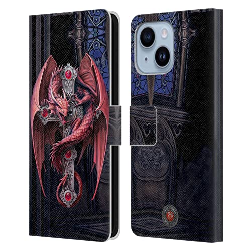 Étui portefeuille iPhone 14 Plus Anne Stokes avec fentes pour cartes