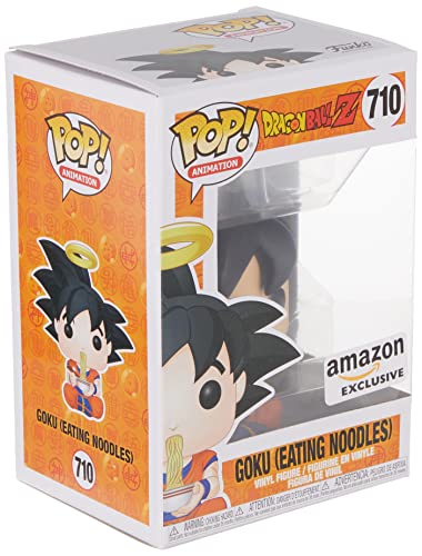 Funko Pop!: Dragonball-Z - Goku Eating Noodles, Amazon Exclusive, Multicolor - Image 4
