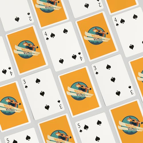 Cartas para Póker Lantern Press Wausau, 52 naipes miniatura 4