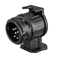 Anhänger Adapter, HEQUN Adapter für PKW und Anhänger 13 Polig auf 7 Polig (Adapter/Anhängerkupplung von 13-Pin Auto auf 7-Pin Anhänger)
