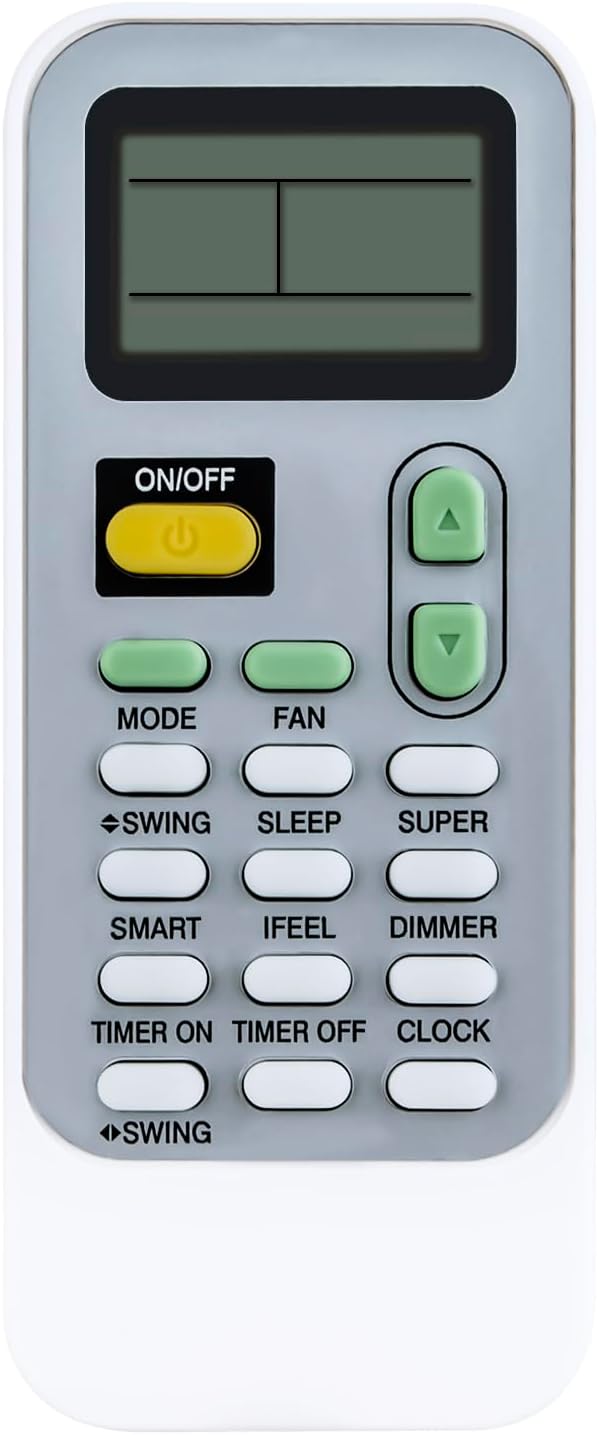 Replacement AC Remote Control Compatible with Hisense Room A/C Unit Air Conditioner J1-06E J1-06(E) DG11J1-06E EKY-H1-AE DG11J1-09 J1-05(E) DG11J1-05E