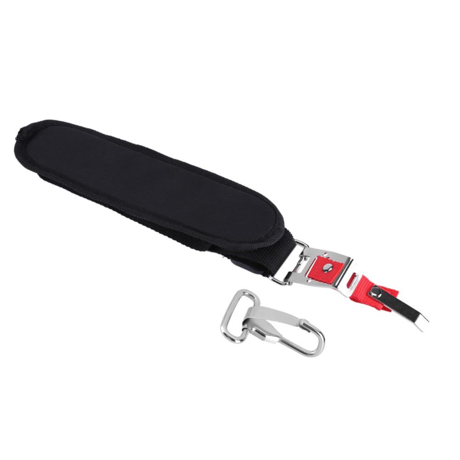 Kste Unisex Schwarz Adjustable Trimmer Harness Shoulder Strap With Carry Hook Kit For Strimmer String Trimmers Brush Cutter Replacement Tool