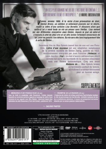 Lettre d'Une Inconnue [Edizione: Francia]