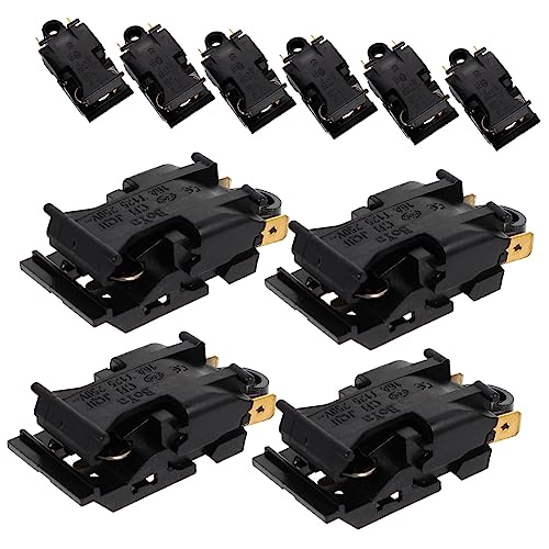 ABOOFAN 10Piezas Interruptor Térmico de Control de Temperatura Automático y Compacto Compatible con Hervidores Eléctricos y Dispositivos de Calor