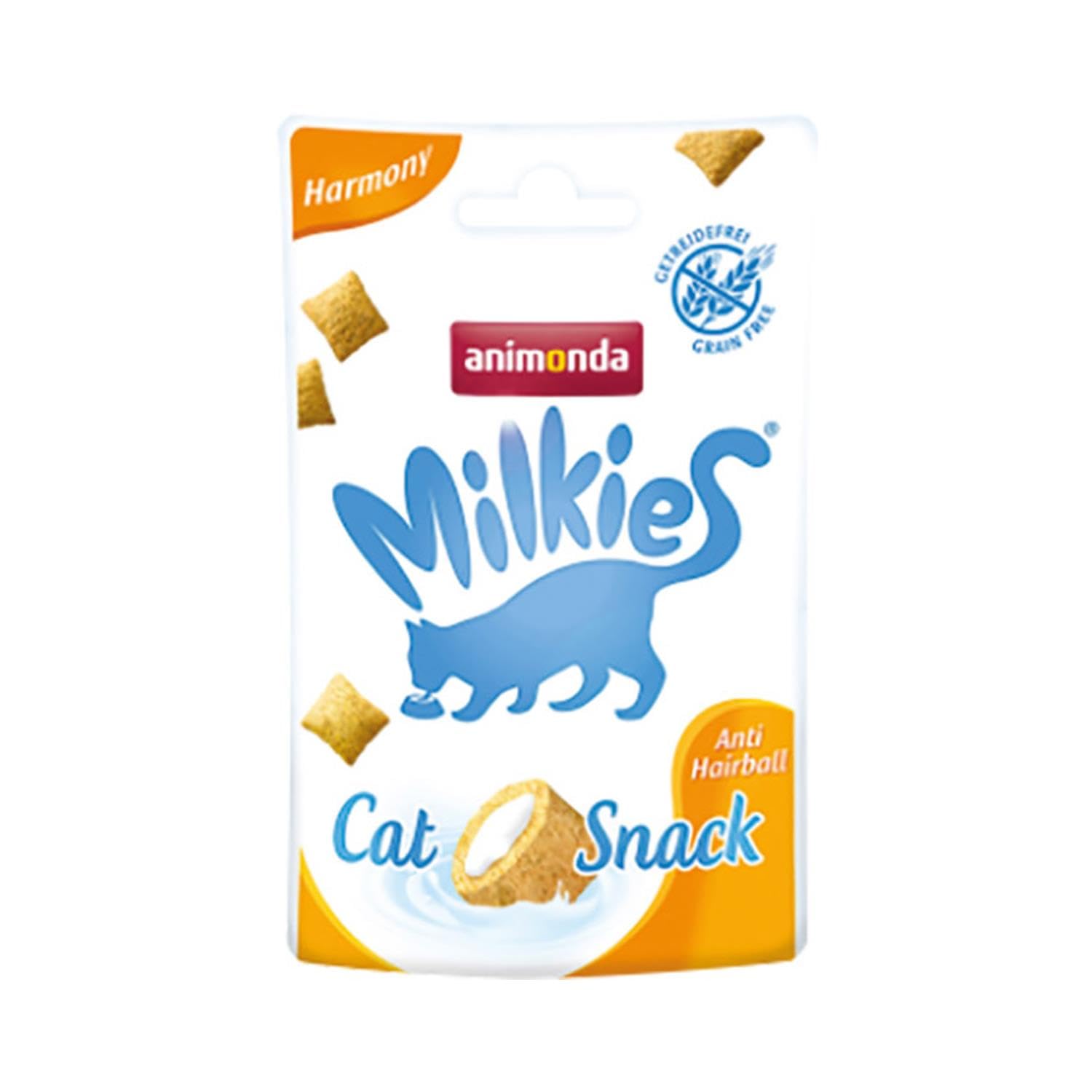 animonda Milkie Harmony Anti Hairball, 12 x 30 g Cat Snack