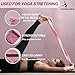 Yoyoapple at Home Pilates Essentials Kit for Women,11pcs Pilates Kit for Home Workouts Women,Pilates Kit for Home Workouts Women,Pilates Ball and Ring Set,Pilates Accessories for Home Workouts(Pink)