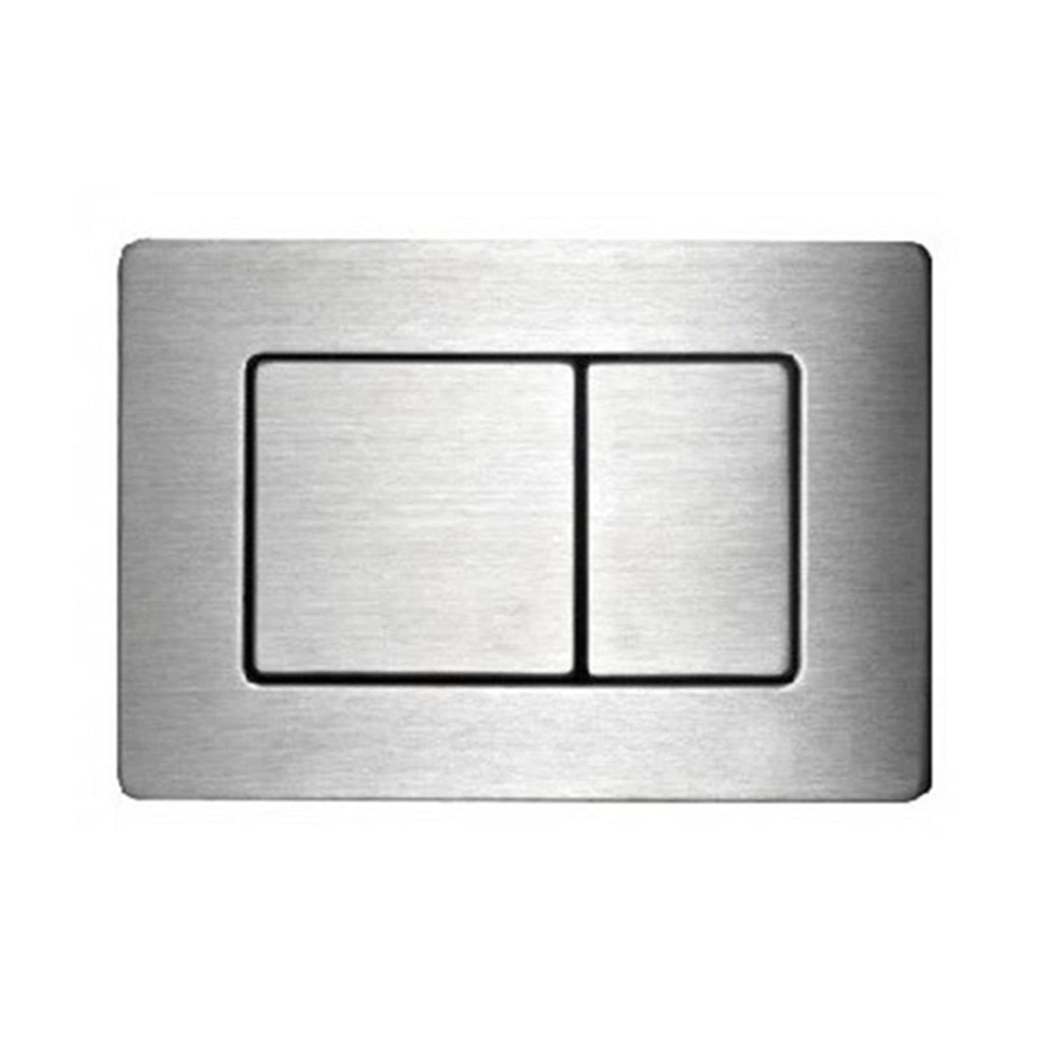 Push Plate Stainless Steel Compatible with Geberit Duofix Sigma (UP 320) 2 Flush, Black