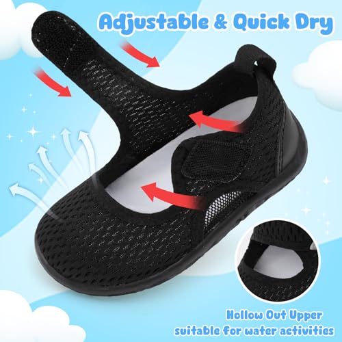 Image of Centipede Demon Toddler Water Shoes Boys Girls Swim Aqua Socks Barefoot Kids Water Sandals Quick Dry Breathable Lightweight for Beach Pool Waterpark
