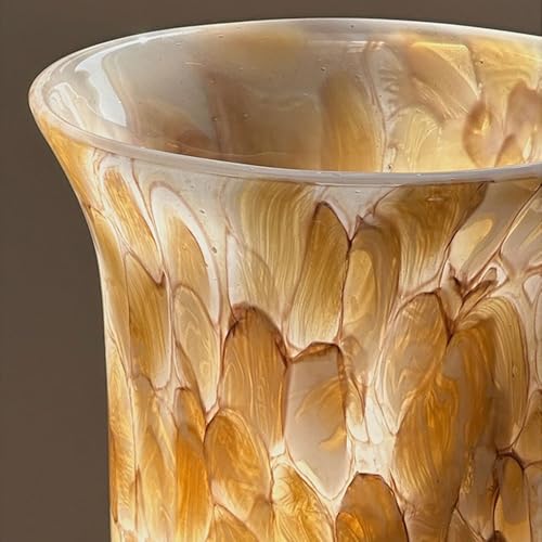 Vase d'intérieur en verre vert rétro | Déco salon et art floral - 8