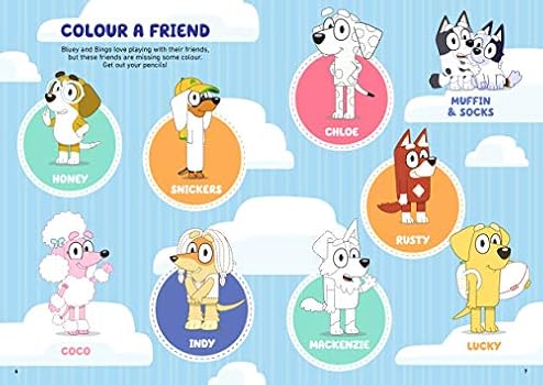 Bluey: Time to Play!: Sticker Activity Book : Bluey: Amazon ...