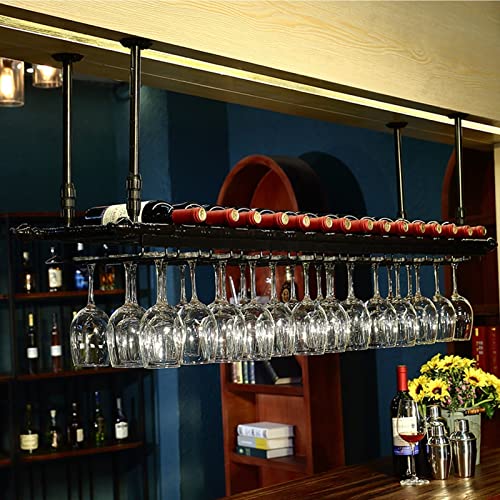 Porte-verres à vin suspendu pour sublimer l'apéro dans votre cuisine américaine