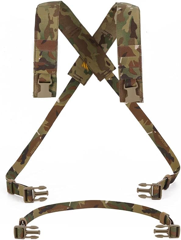 Emersongear D3CRM Chest Rig X-Harness Kit,Compatible to Various Chest Pouch