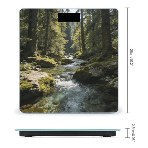 Báscula digital de baño Green Valley Stream Waterfall 400lb miniatura 2