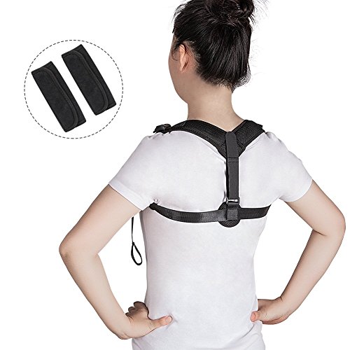 Lifinsky Correttore Postura Schiena Regolabile Supporto Traspirante e Leggero Raddrizza la Schiena per Uomini o Donne Sollievo dal Dolore di Collo e Torace