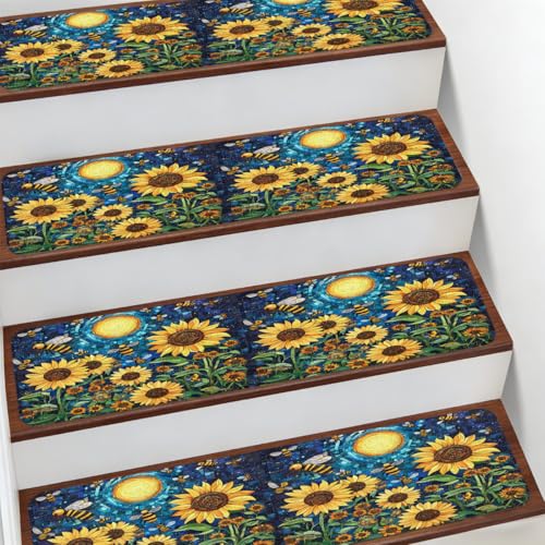 Alfombras para escaleras interiores que alegran tu hogar familiar 2
