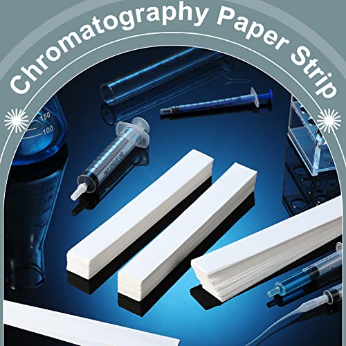 Geyee OF-GEYEE-1796 500 Pcs 6.3 X 0.79 Inches Grade 1 Chromatography Paper Strip Experiments Filter Paper Laboratory Cleaning Paper For Pigment Separation Chemistry Experiment thumb #3