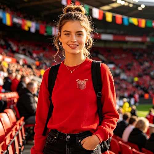 Image of Game Day Brooches for Women Football Brooch Pins Touch Down Brooches Red Black Blue White Team Spirit Accessories Game Day Outfits Football Jewelry Party Favor Gifts