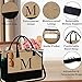 YOOLIFE Gifts for Women - Womens Christmas Gifts, Birthday Gift for Women Mom Sister Teacher, K Initial Tote Bag, Christmas Gift for Her Friend Teacher Wife Mom Birthday, Initial Tote Bag
