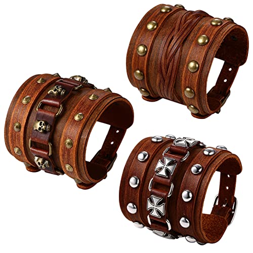 Bracelet de force style gothique pour look motard et biker