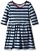 Marmellata Little Girls' Blue Striped Knit Dress