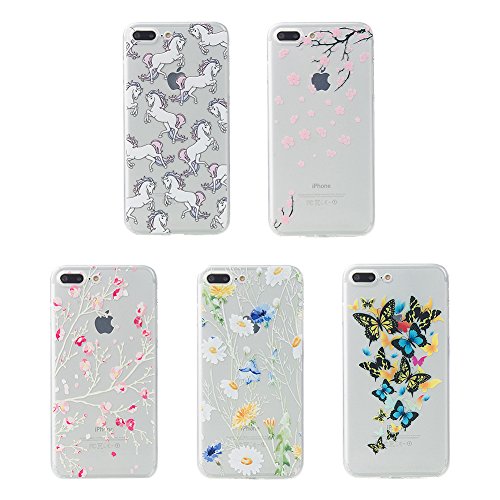 Pridot Custodia per iPhone 7 Plus, Sottile Fit TPU...