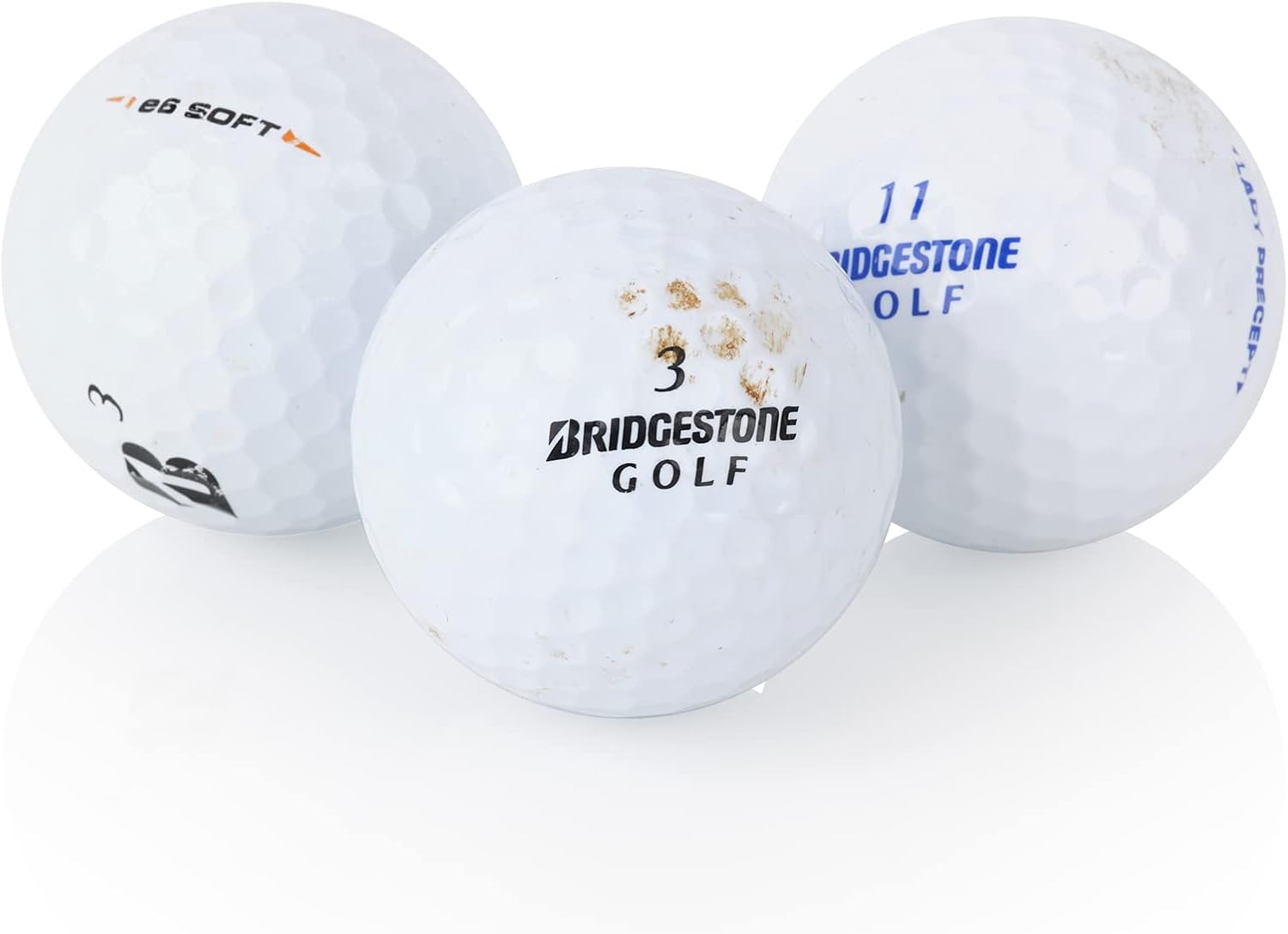 Used Golf Balls for Bridgestone Mix (e6, e12, Fix, Lady, Other Models) - Fair Condition (3A)