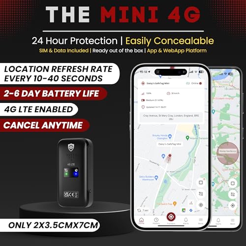Mini 4G - 4G LTE Rechargeable Mini GPS Tracker, Car, Van, Motorbike etc. 34-205 Countries, Real Time Tracking and Notifications, 7 Day Free Trial - Sim Included, 12 Month Warranty (4G) - Image 4