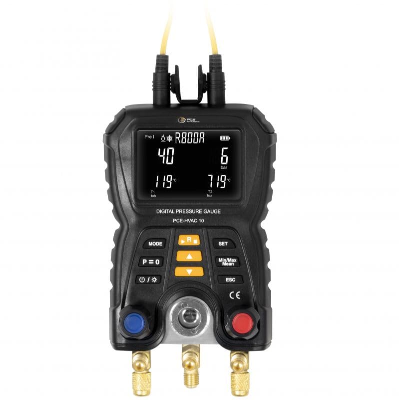 PCE-HVAC 10 display showing measurements