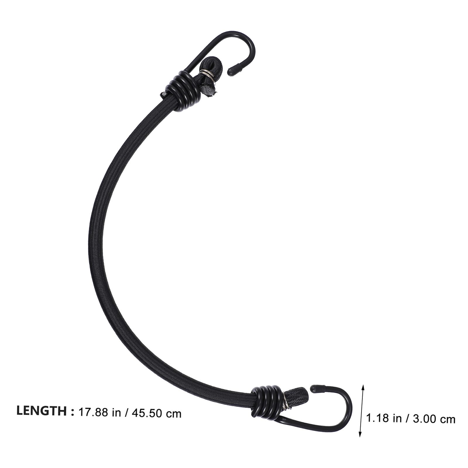 Corde Elastiche con Ganci 6 Pezzi 16 Pollici 10Mm Cinghie Elastiche per Fissaggio Bagagli Bici Moto Copertura da Campeggio Trasporto Sicuro Outdoor Viaggio
