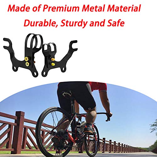 image for DQITJ 2 Pack Brake Bracket Adapter MTB Bicycle Mounting Holder 20mm an