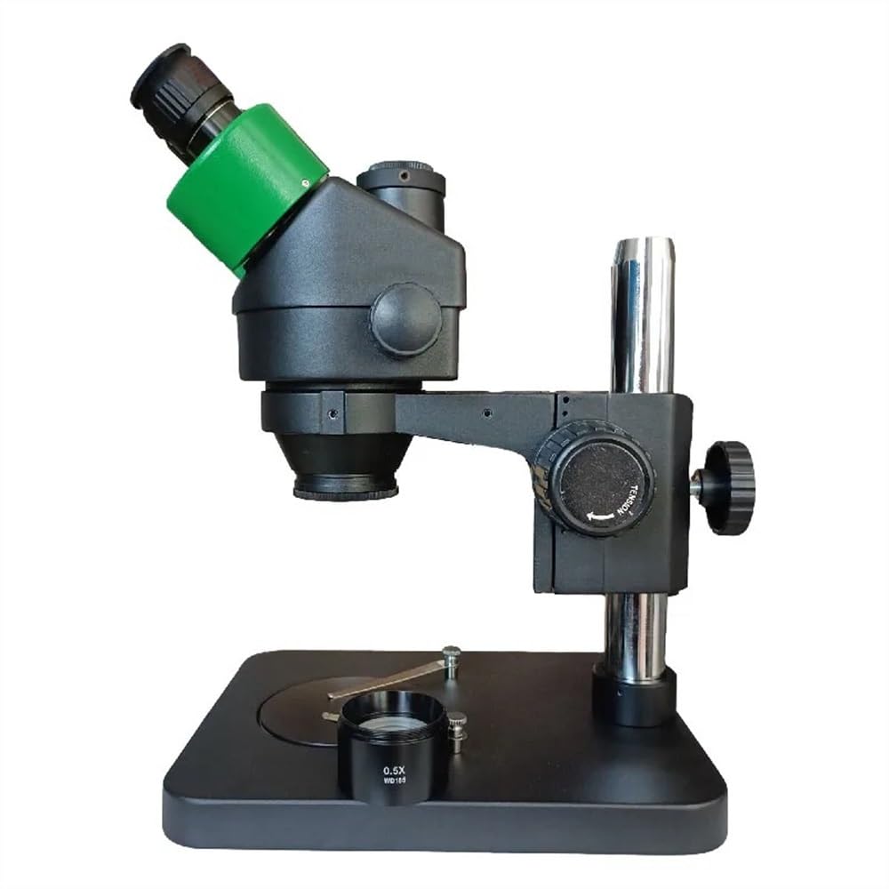 Microscope 3.5X-180X Simul Focal Trinocular Microscope Complete Acessories Stereo Microscopio 20X Eyepiece 76MM Focus Rack(3.5X-45X)